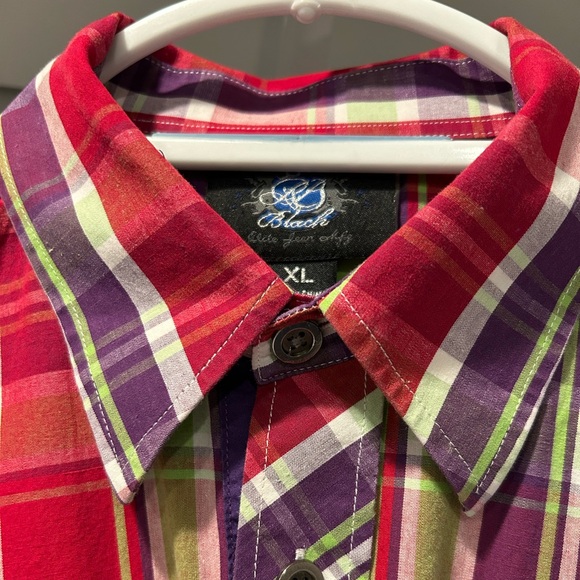 RB Black Label Elite Jean MFG Plaid Shirt - Picture 5 of 15